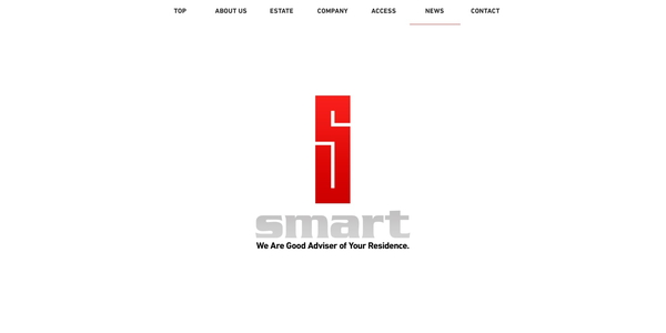 スマートの公式サイトのキャプチャ